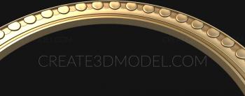 Round frame (RK_0171) 3D model for CNC machine